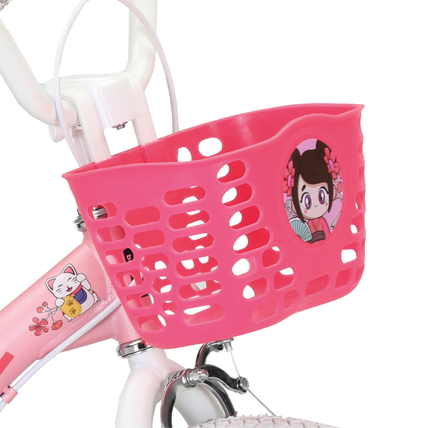 Kioto R-20 / bicicleta para niñas de 7 a 12 años colore rosa pastel con azul pastel tipo cruiser