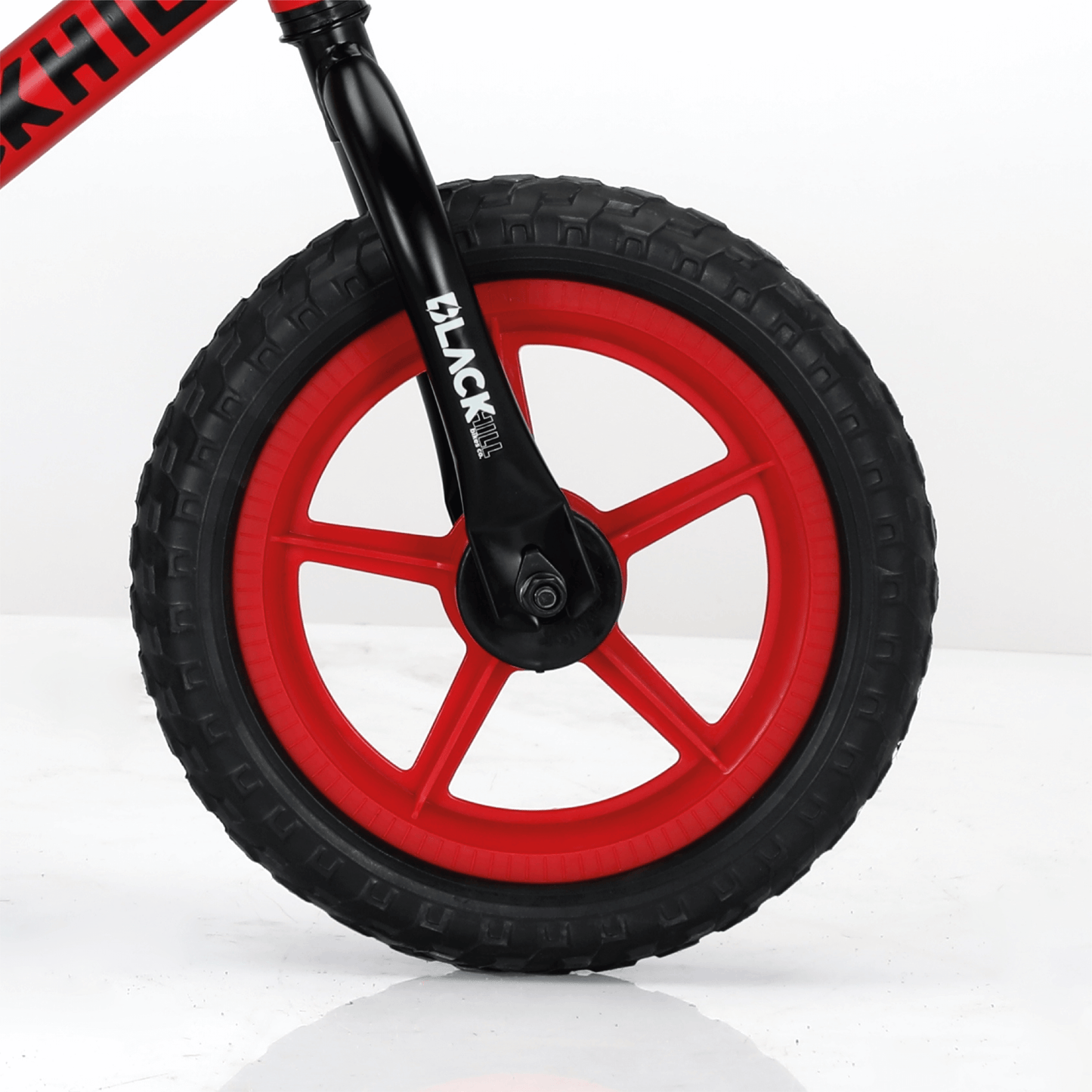 Fugace R-12 - Bicicleta para niños de 2 a 5 años color rojo/azul con llantas de apoyo LED