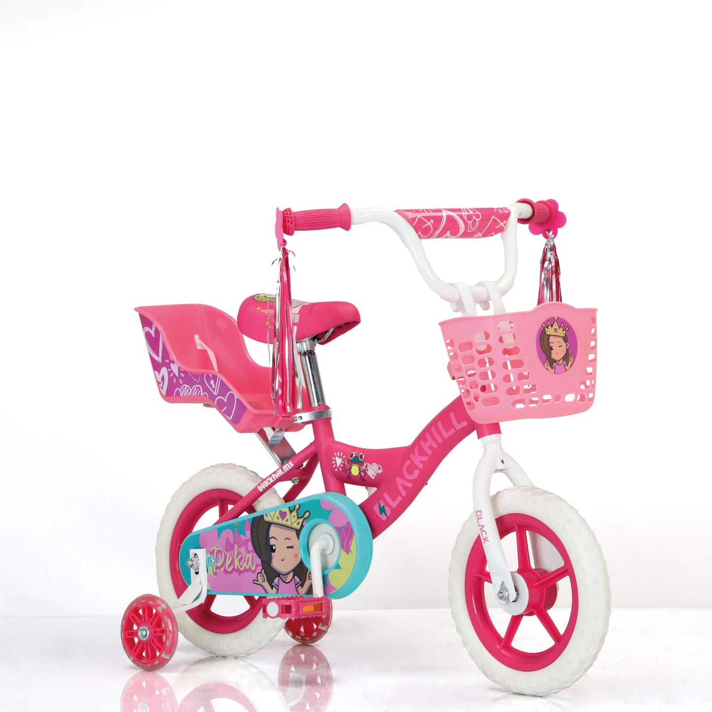 Peka R-12 - bicicleta para niñas de 2 a 5 años con llantas eva ideal para ser la primera bici de una niña