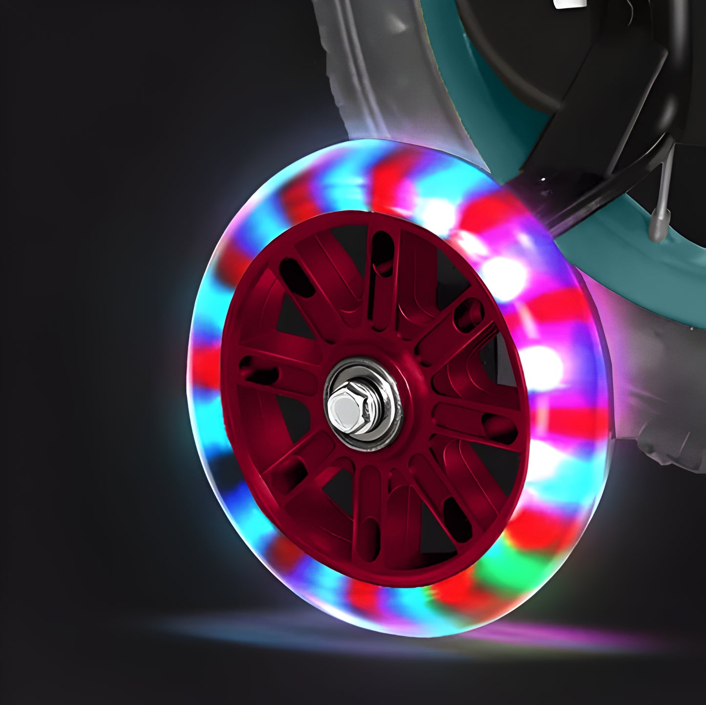 Bicicleta de Niña R16 Blackhill Rosa Pastel - Canastilla con ruedas de entrenamiento LED