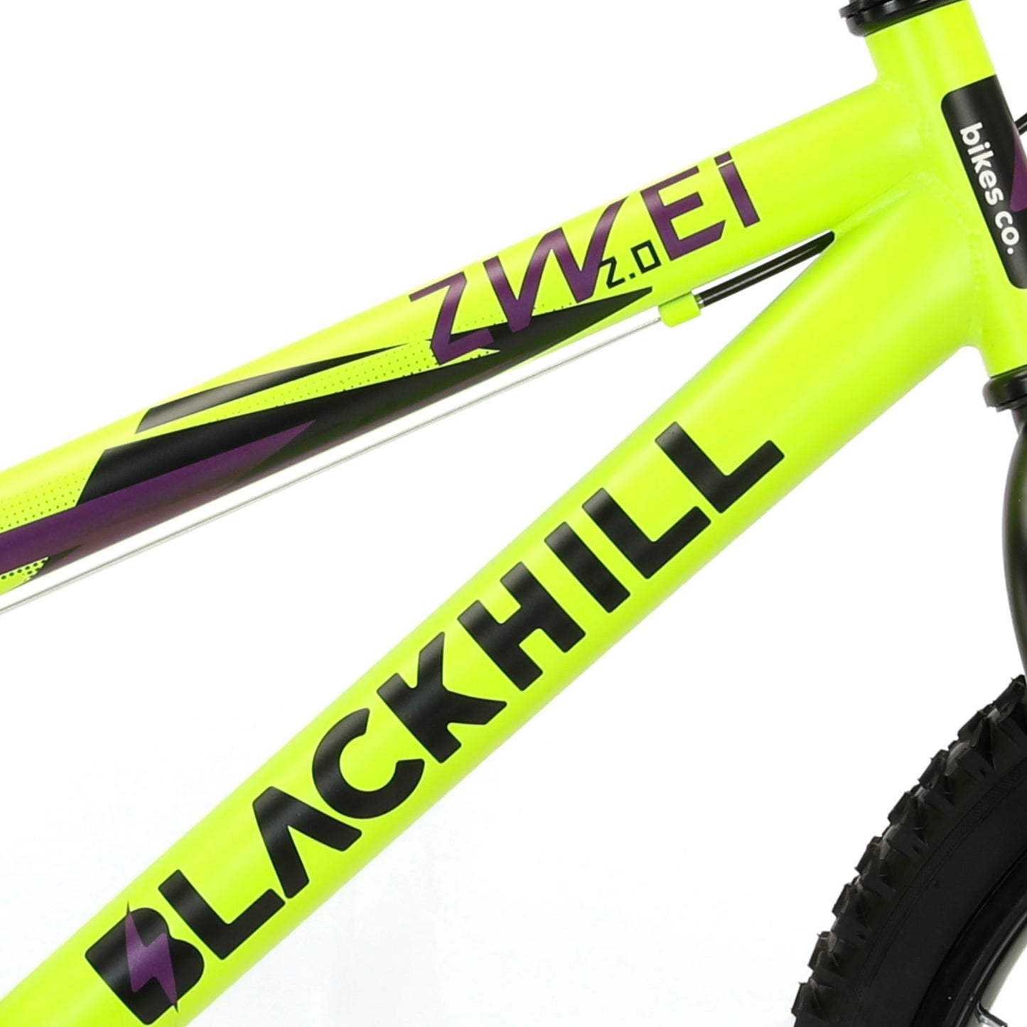 Zwei R-20 - bicicleta para niños de 7 a 12 años color verde fluorescente rodado 20