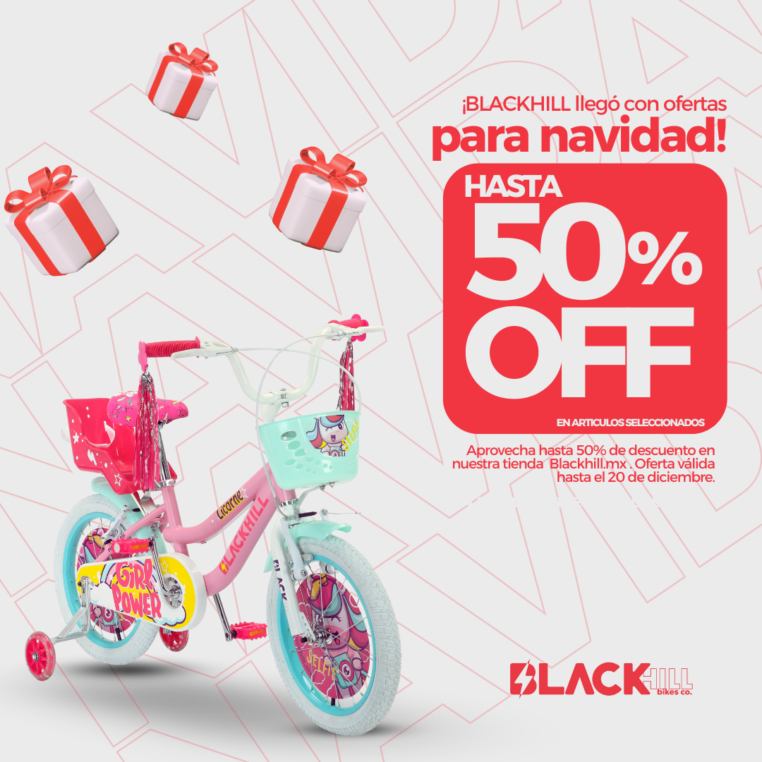 Bicicleta de Niña R16 Blackhill Rosa Pastel - Canastilla con ruedas de entrenamiento LED
